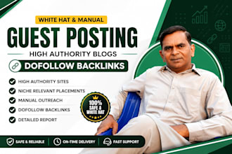 do guest posting and link insertion on high authority tech