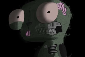 make any character scary