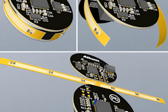 design rigid flex pcb in altium for wearable, drones, medical and iot devices