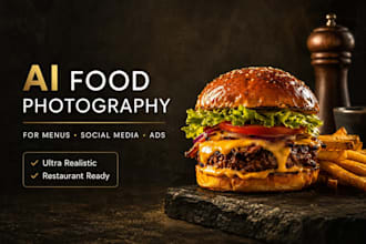 create realistic ai food photography