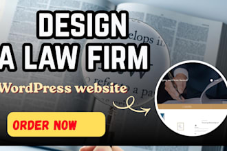 design a law firm wordpress website