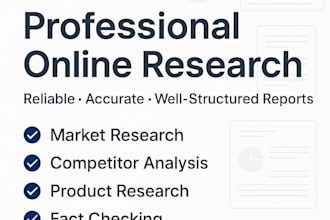 conduct professional online research