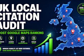 do SEO GEO and aeo for UK local citation audit, fix nap for google ranking