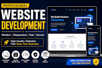 develop an attractive and functional website for you