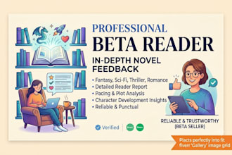 vai ler, revisar e dar feedback sobre o seu livro