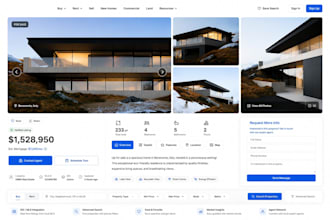 create a real estate website, property listing, idx mls and rental marketplace