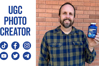 take authentic male ugc photos for your brand