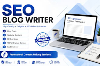 write seo blog posts and website contant