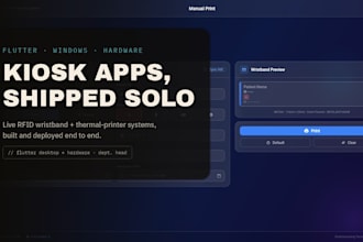 build your flutter windows app with rfid and pos integration