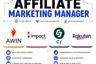 be your affiliate network manager awin impact cj  rakuten more