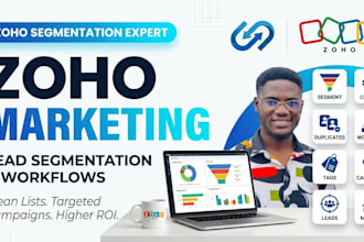 segment messy CRM lead lists for zoho marketing workflows zoho automation