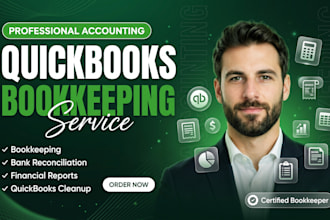 professional bookkeeping and accounting in quickbooks, xero, wave