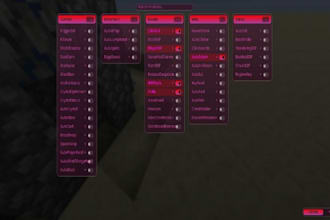 create a custom hacked minecraft client with gui
