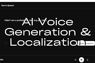 do ai dubbing, voice synthesis, localization and editing