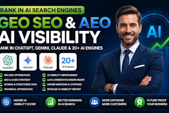 do GEO SEO aeo to rank your website in chatgpt gemini claude, ai search