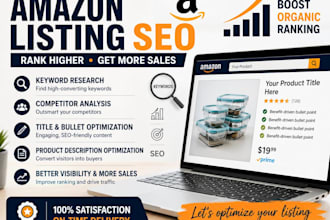 optimize  your amazon listing SEO with keyword research