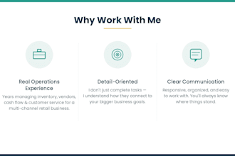 be your virtual assistant for admin, email, and cs