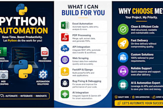 develop python automation scripts for your business