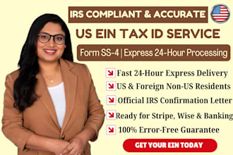 get your ein tax id for llc or solo in 12h from the irs fast