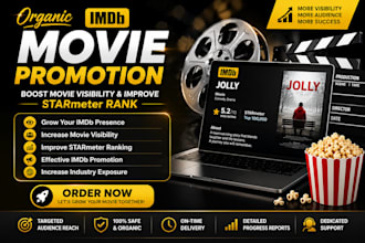 do imdb page promotion to increase movie visibility and improve starmeter rank