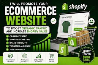 promote your ecommerce website to increase organic traffic and online visibility