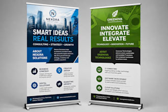 design roll up banner, pull up banner, signage, billboard,