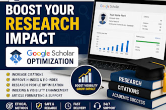 boost google scholar citations, write and publish research articles