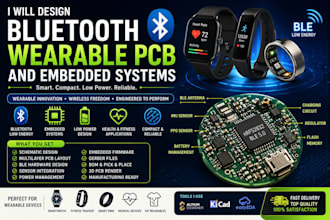 design bluetooth wearable pcb and embedded systems