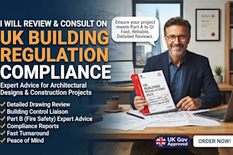 review and consult on UK building regulations and compliance