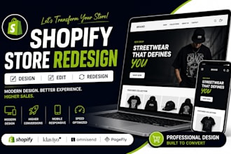 redesign shopify store website design shopify store edit redesign shopify store