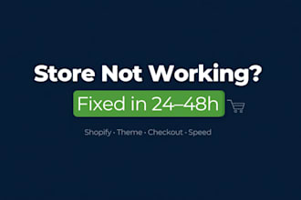 fix and optimize your shopify or ecommerce store issues
