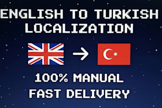 localize your video game from english into turkish