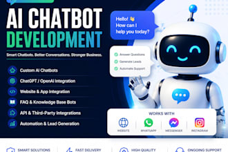 develop an ai chatbot for your website