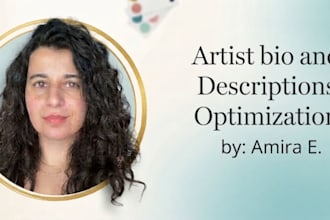 optimize your artworks description and bio