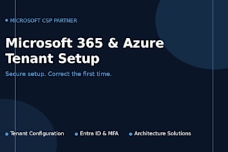 set up and configure your microsoft 365 or azure tenant securely
