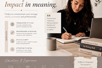 translate and revise your books and documents