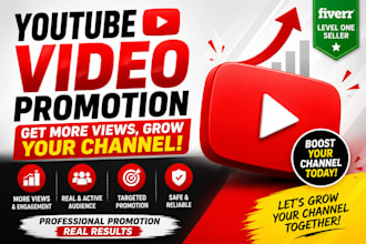 do organic youtube video promotion for channel growth