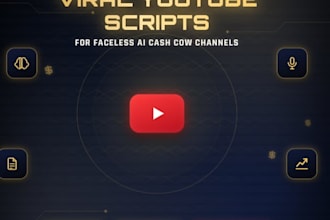 write engaging youtube scripts for faceless cash ai channel