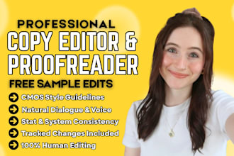 copy edit and proofread your young adult fiction book, litrpg progression novel