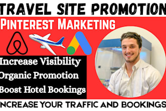do organic travel site SEO promotion, pinterest marketing boost hotel bookings
