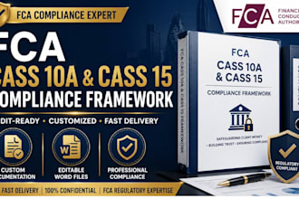 build fca compliance cass 10a and cass 15 framework