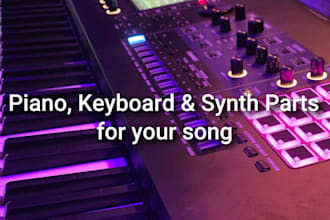 record piano, keyboard, or synth parts for your song