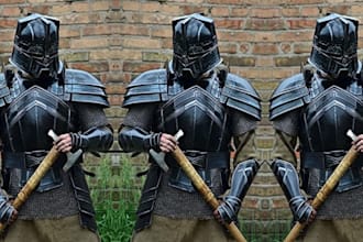 custom wearable cosplay armor creation 3d knight fantasy video game anime props