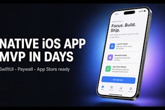 build and ship your native ios app mvp to the app store in days