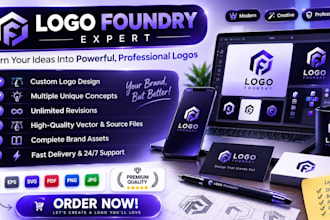 design a professional logo, branding kit and complete brand identity