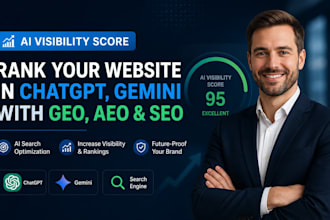 build ai visibility score to rank website in chatgpt, gemini with GEO aeo SEO