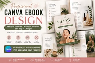 design canva ebook on beauty skincare health and wellness,selfhelp,lifestyle