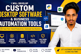 develop custom desktop software and business automation tools