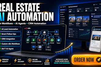 build n8n ai automation, n8n workflow automation or n8n ai agent real estate