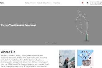 build a responsive react website for your business